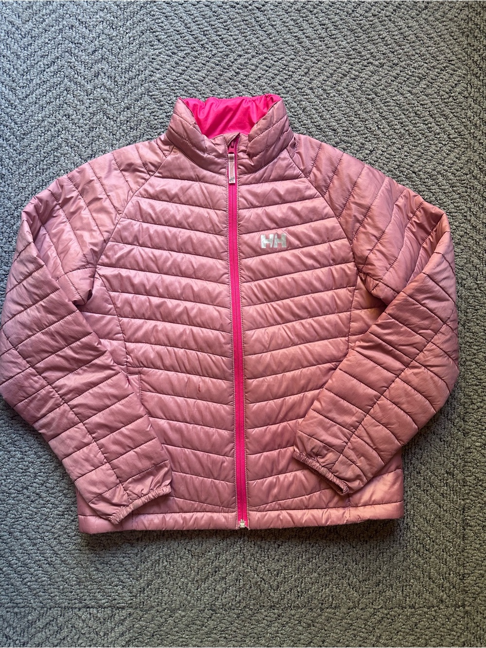 Helly Hansen Kids Pink Quilted Insulated puffer Jacket
